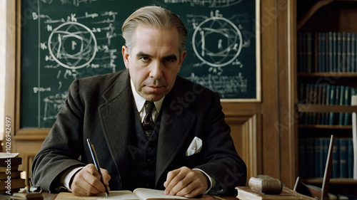 AI-Generated Photorealistic Image of Niels Bohr
