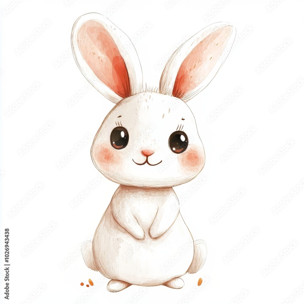 A rabbit vector illustration A rabbit vector illustration