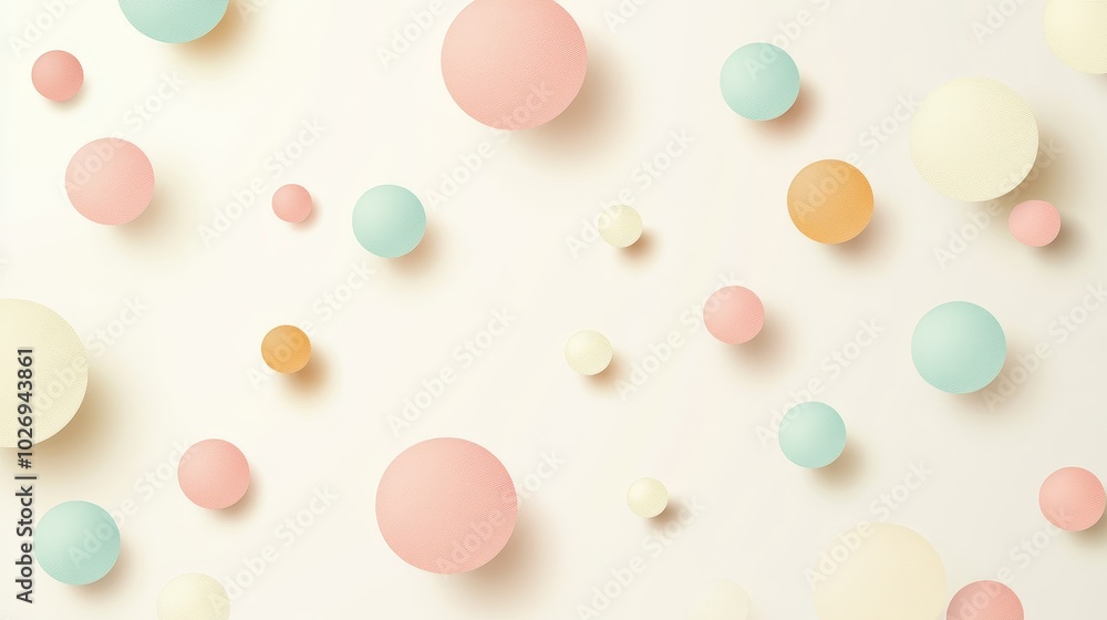 A soft pastel background featuring various sized circles in light colors, creating a soothing visual effect. A soft pastel background featuring various sized circles in light colors, creating a soothing visual effect.