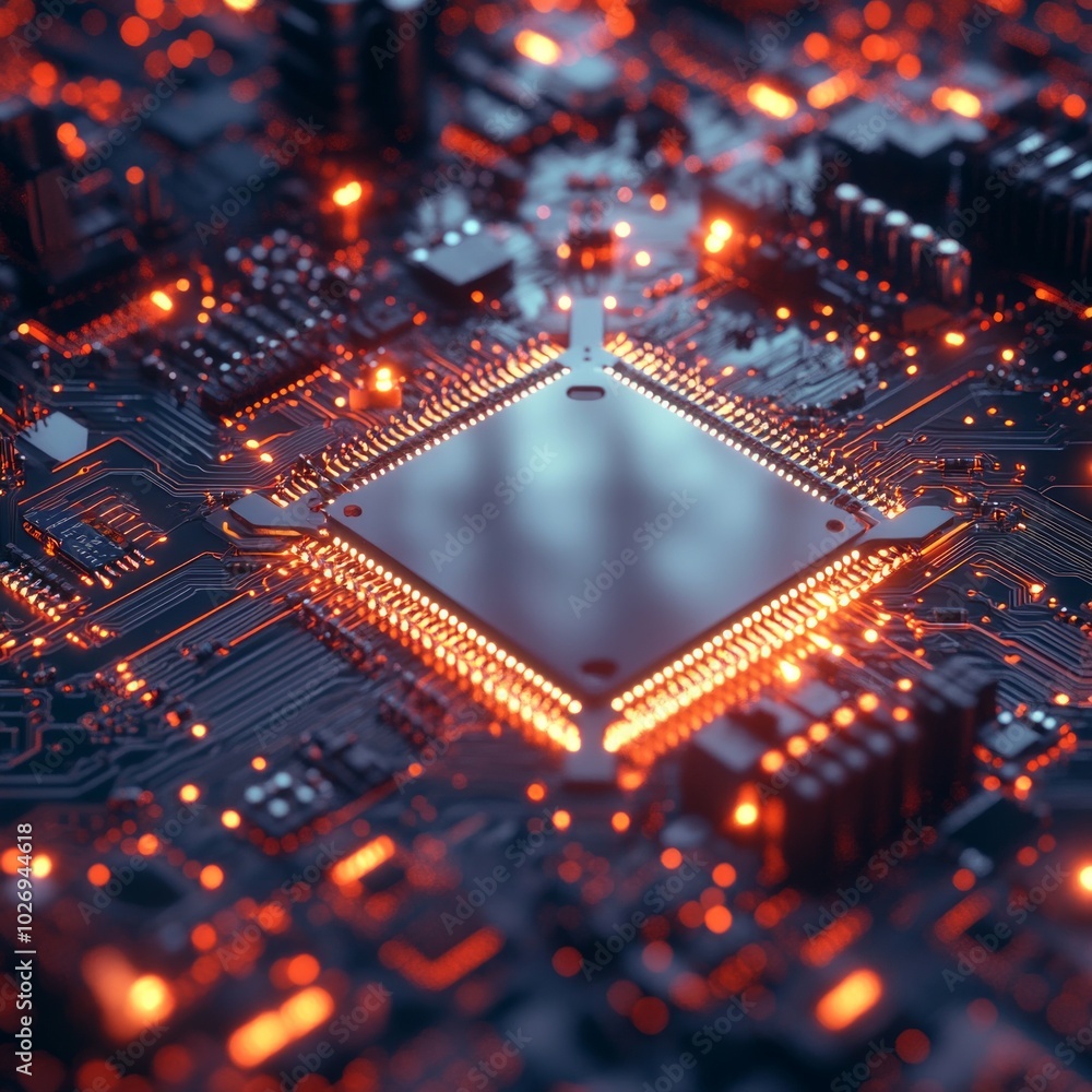 Artificial Intelligence - Computer Processor - Abstract Artificial Intelligence - Computer Processor - Abstract