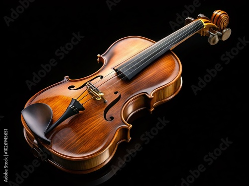 High-Quality Transparent PNG Violin on White Background for Creative Projects