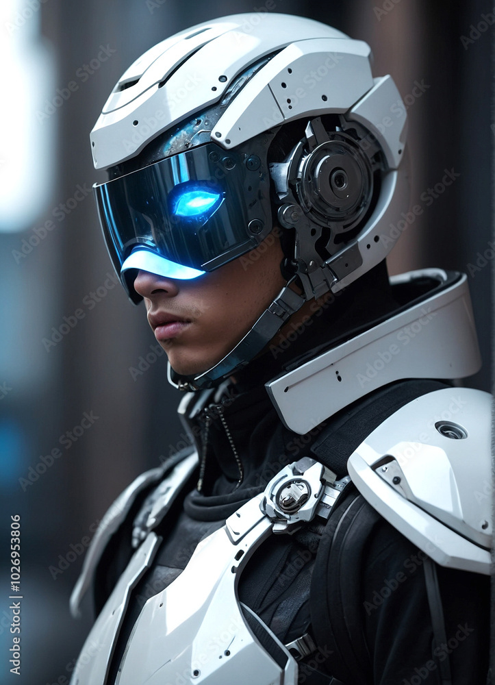Ultra-Detailed Hyper-Realism Digital Art of a Human Robot Ultra-Detailed Hyper-Realism Digital Art of a Human Robot