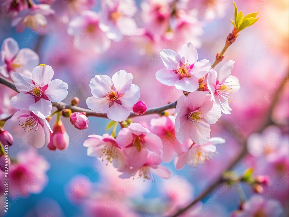 Light Cherry Vector Panoramic View with Tilt-Shift Effect for Creative Design Projects Light Cherry Vector Panoramic View with Tilt-Shift Effect for Creative Design Projects