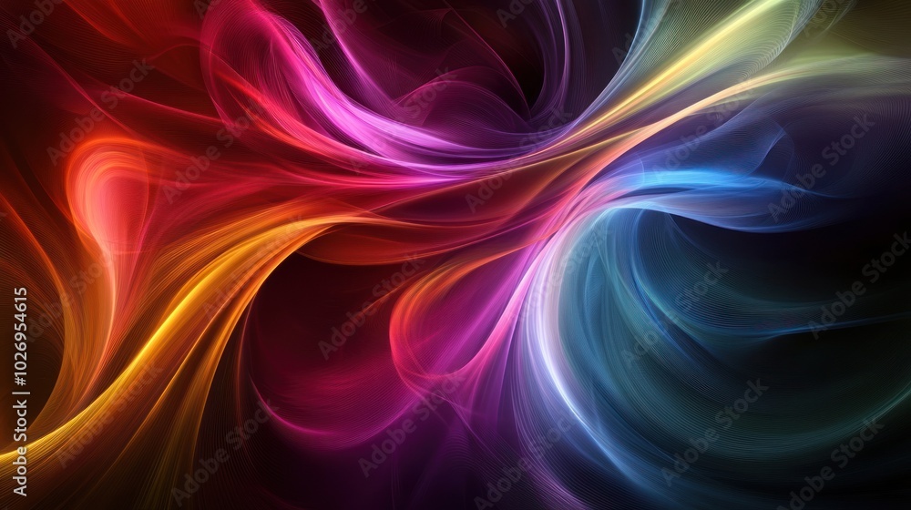 A vibrant 3D digital wallpaper with swirling, colorful lines and soft gradients flowing across the screen. A vibrant 3D digital wallpaper with swirling, colorful lines and soft gradients flowing across the screen.