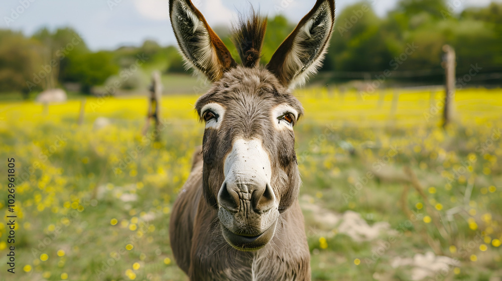 Portrait of a donkey Portrait of a donkey