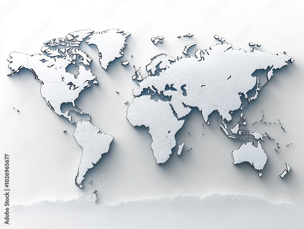 blank outline map of the world on a clean white background, showcasing a minimalist design ideal for infographics, with clear borders and a sleek, modern aesthetic blank outline map of the world on a clean white background, showcasing a minimalist design ideal for infographics, with clear borders and a sleek, modern aesthetic