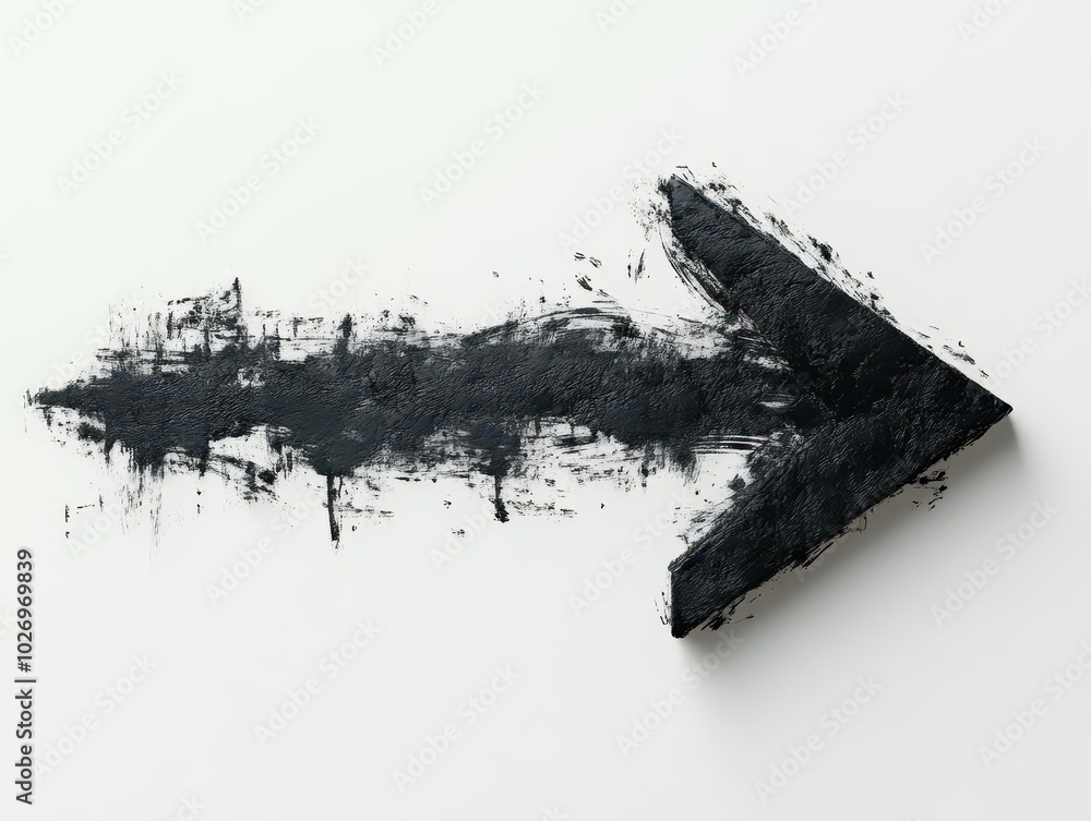 chalk-drawn arrow, roughly sketched and pointing right, on a clean white background, with a playful and casual feel, ideal for creative illustrations and graphic designs chalk-drawn arrow, roughly sketched and pointing right, on a clean white background, with a playful and casual feel, ideal for creative illustrations and graphic designs