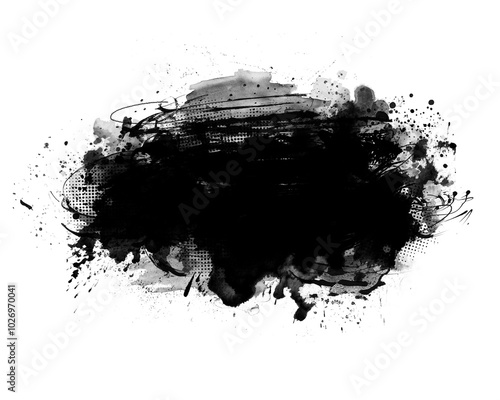Black graffiti spray paint frames ink splatters and drips, stencil border, Grunge backgrounds, Spray Paint Vector Elements isolated on White Background, Ink blots set, text frame, Street style.