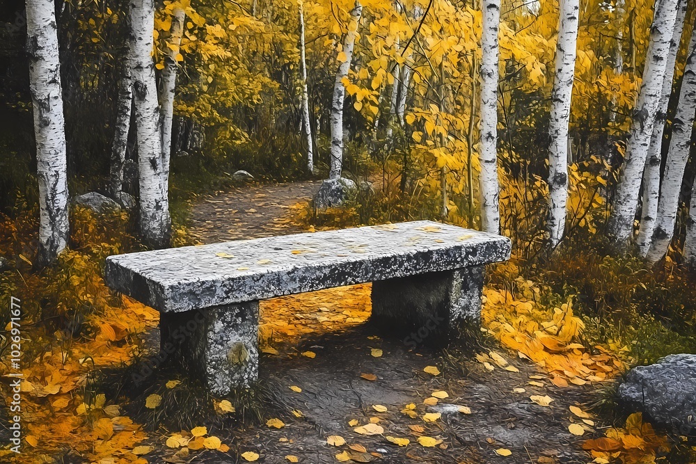 Autumn park bench surrounded by colorful fall leaves, creating a peaceful and reflective mood, perfect for nature and seasonal visuals. Autumn park bench surrounded by colorful fall leaves, creating a peaceful and reflective mood, perfect for nature and seasonal visuals.
