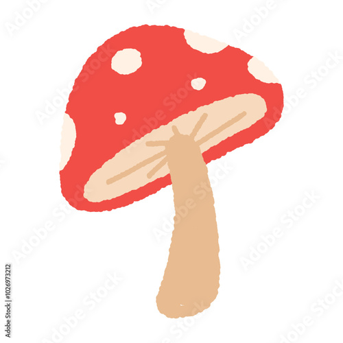 illustration of a mushroom