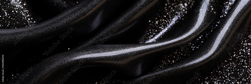 Fototapeta premium black metallic sparkle texture 