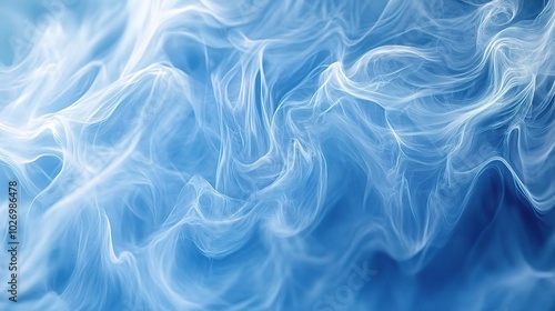 Soft Blue Smoke Texture Background