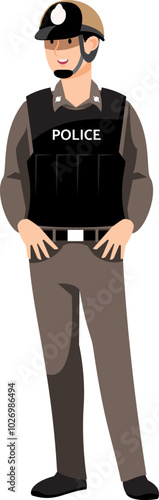 man cartoon Asian character modern style avatar