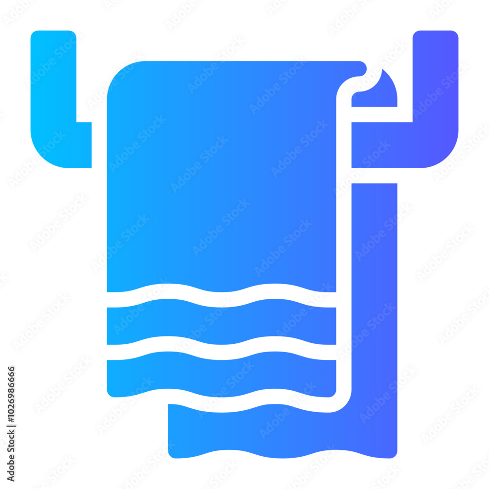 towel gradient icon