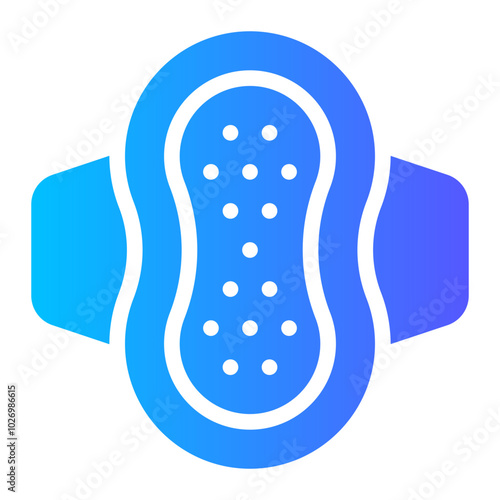 sanitary pad gradient icon