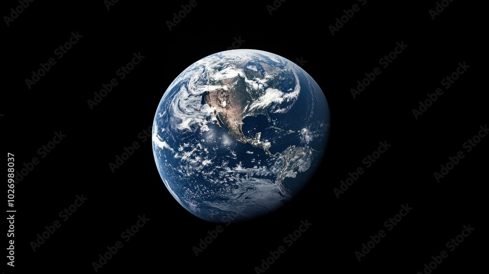 Stunning View of Earth from Outer Space Stunning View of Earth from Outer Space