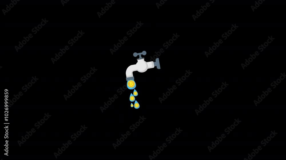Water Tap Silhouette Icon Water Tap Silhouette Icon