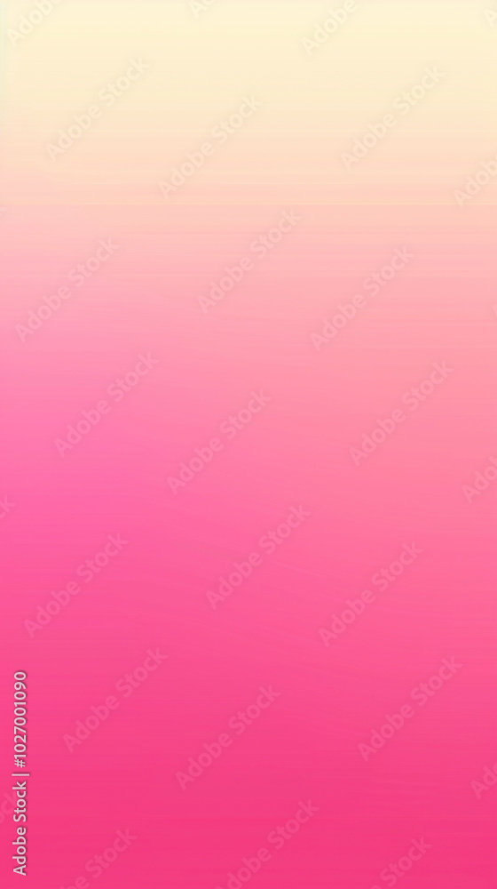 Fototapeta premium Smooth Pink and Yellow Gradient Background with Natural Transition