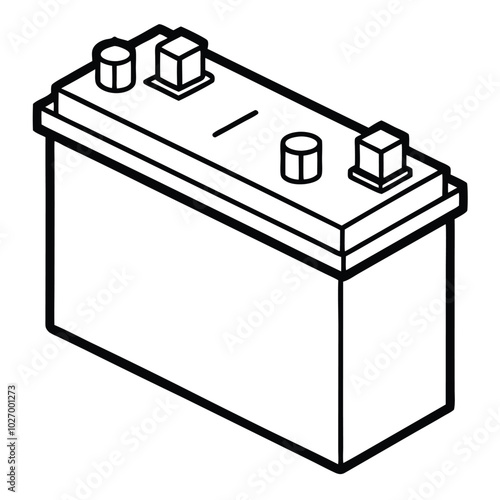 Battery vector illustration.