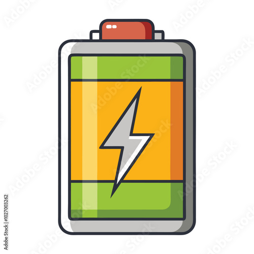 Battery vector illustration.