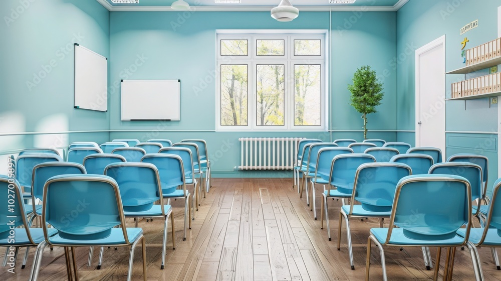 Fototapeta premium interior of a modern school class room