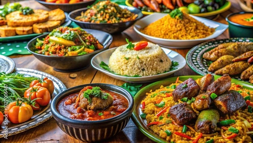 Vibrant and Diverse Restaurant Scene Showcasing Nigerian Cuisine and Culinary Culture in Nigeria