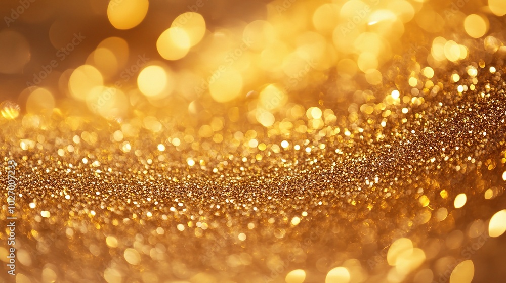 Golden Glitter Background for Creative Projects Golden Glitter Background for Creative Projects