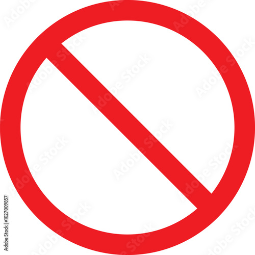 No sign vector on white background, traffic sign. Illustration of traffic signs in flat style. Vector and EPS 10 Free Download No sign vector on white background, traffic sign. Illustration of traffic signs in flat style. Vector and EPS 10 - GFXLoad