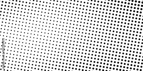 Abstract dot grain background with gradient grunge texture, vector halftone fade effect simple