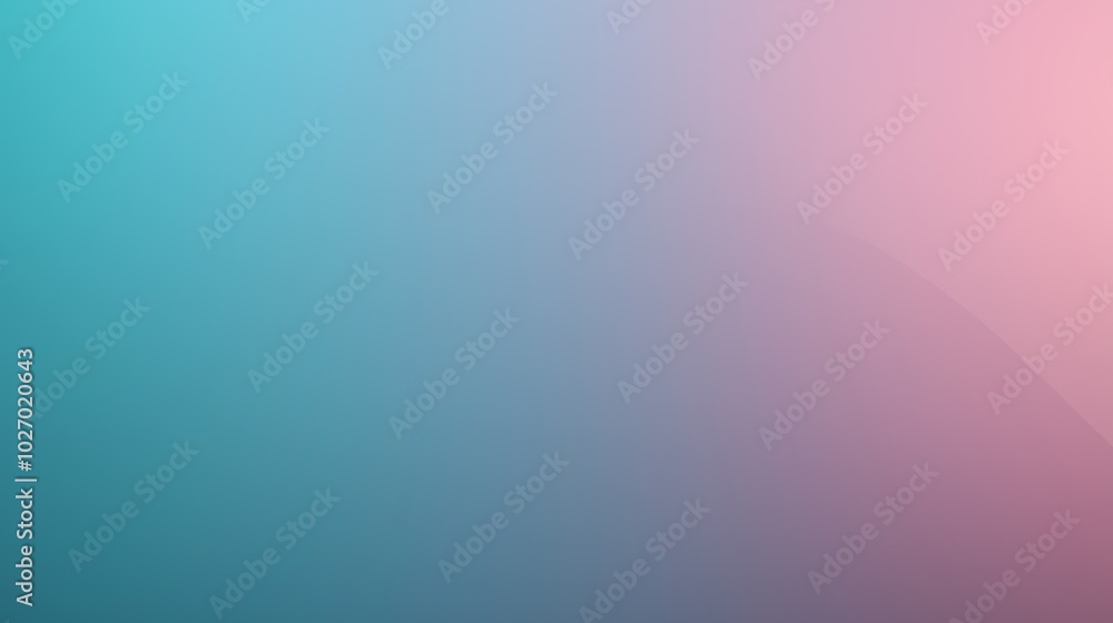 Smooth Gradient Transition from Deep Teal to Soft Pink Smooth Gradient Transition from Deep Teal to Soft Pink