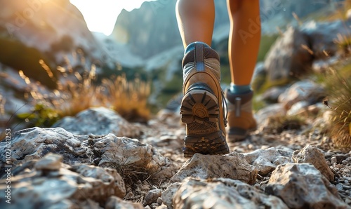 Climbing Difficulties in Rocky Terrain, Generative AI.