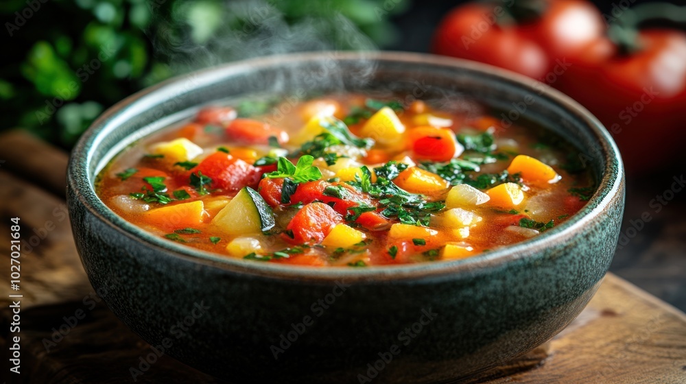 Delicious Homemade Vegetable Soup Delicious Homemade Vegetable Soup