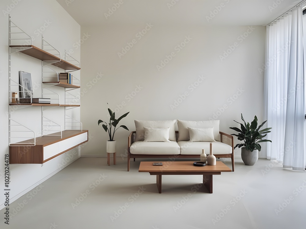 Fototapeta premium living room interior