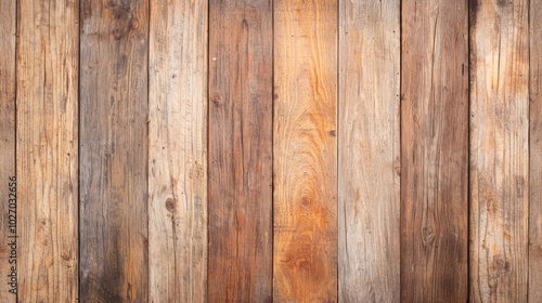 Rustic weathered wood texture on a brown background with natural imperfections