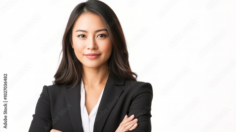 Confident Businesswoman in Professional Attire Confident Businesswoman in Professional Attire