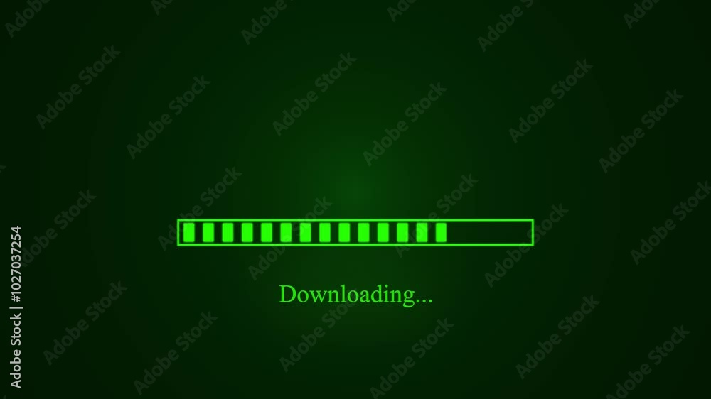 Loading bar animation and processing 0 to 100 present. Waiting loading bar Loading bar animation and processing 0 to 100 present. Waiting loading bar