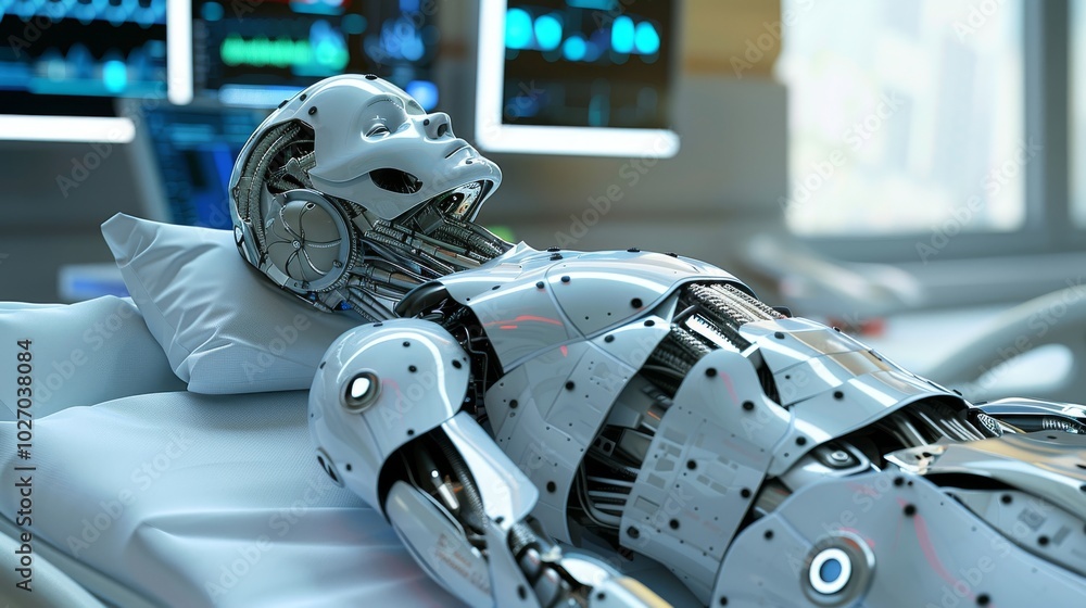 Humanoid robots assist in medical procedures, improving precision. Humanoid robots assist in medical procedures, improving precision.