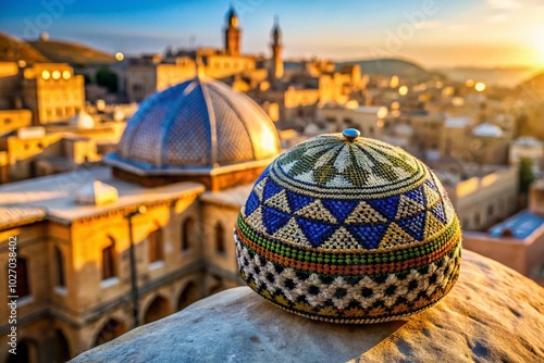 Stunning Portrait Photography of Israel Yarmulkes in Traditional Settings photo