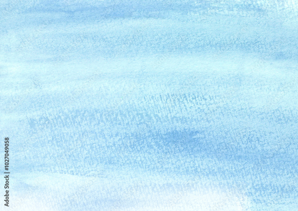 Obraz premium 水彩で描いた空、テクスチャー【手描き】コピースペースあり