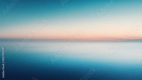 Tranquil Ocean Horizon at Sunset