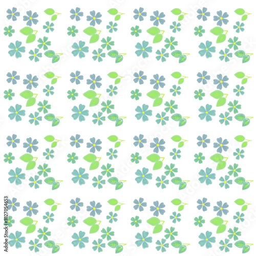 seamless pattern with clover