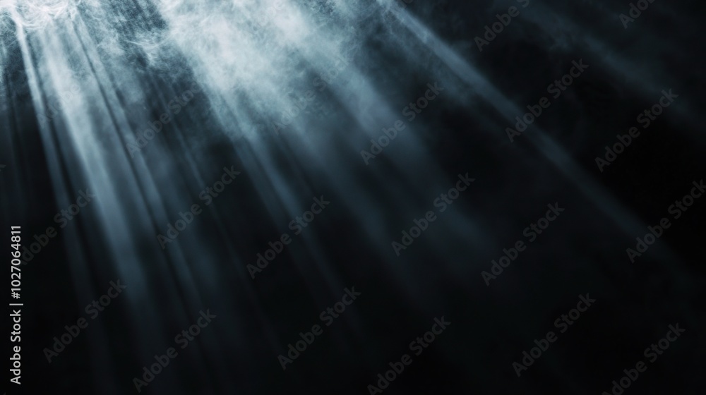 Soft Light Rays Through Misty Atmosphere Soft Light Rays Through Misty Atmosphere