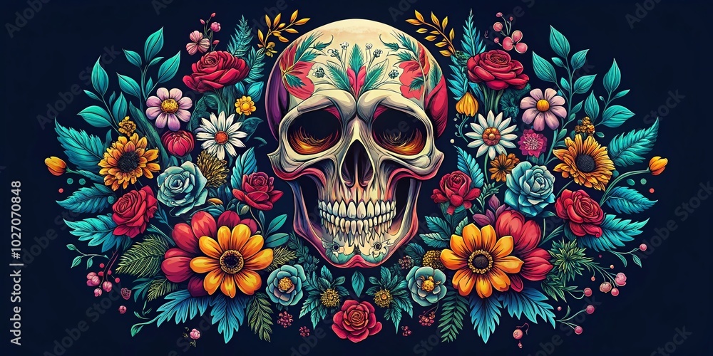 Unique Skull Design for Shirt - Edgy Graphic Tee Art for Fashion Lovers Unique Skull Design for Shirt - Edgy Graphic Tee Art for Fashion Lovers