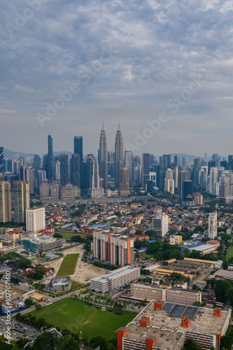 Photography view of beautiful kuala lumpur city