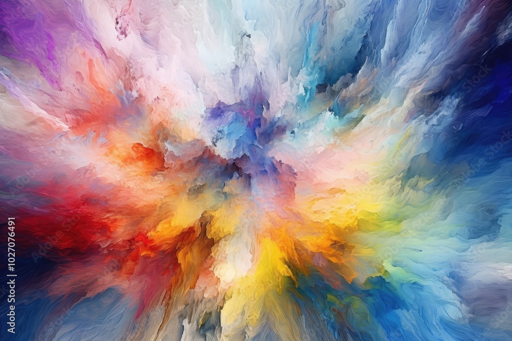 Vivid Abstract Color Explosion Vivid Abstract Color Explosion