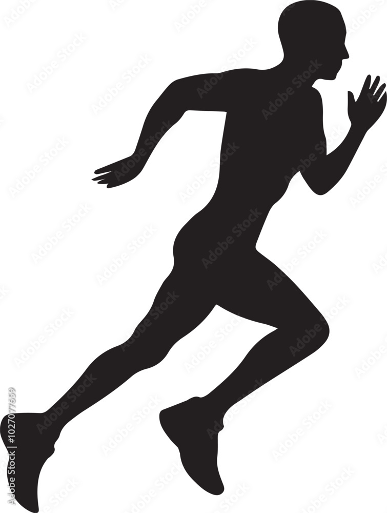 running man silhouette art illustration running man silhouette art illustration