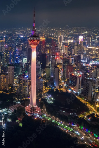 Photography view of beautiful kuala lumpur city