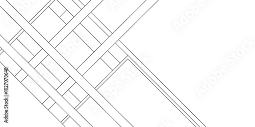 Design random lines black stripes, Geometric pattern of abstract line civil engineering design background, business and technology concept diamond triangle geometric line background.