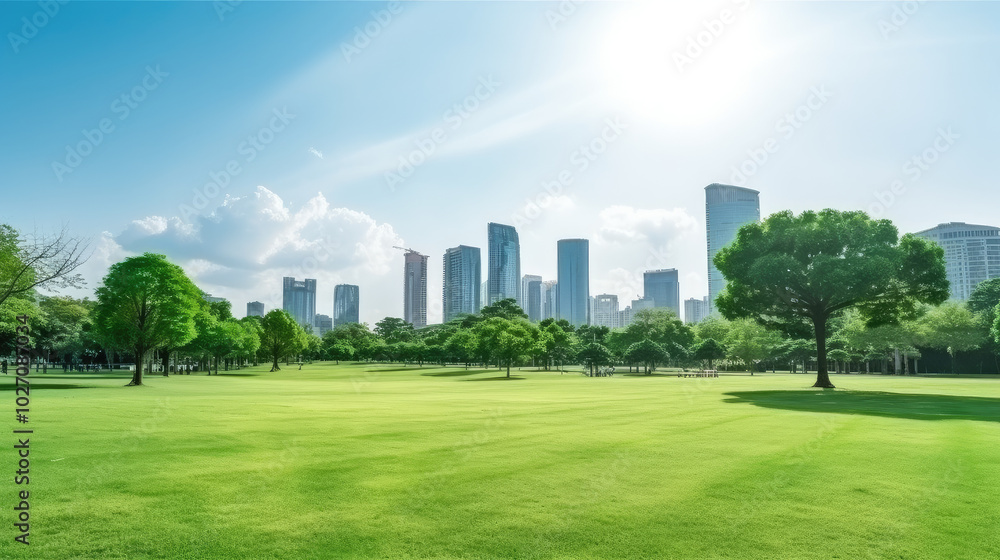 Urban Green Space: A Tranquil City Park Oasis Urban Green Space: A Tranquil City Park Oasis