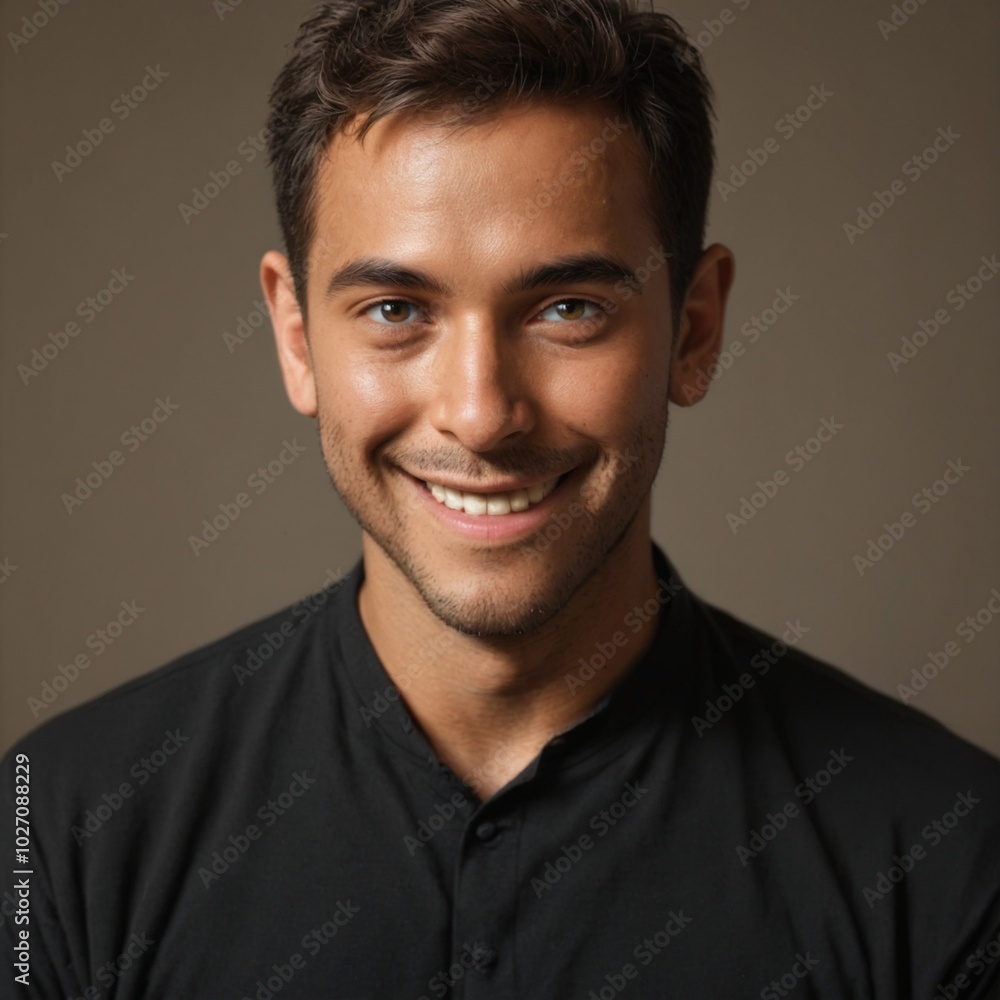 Obraz premium Indian man smiling portrait 